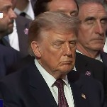 Donald Trump Was Really Weird at Lindsey Graham’s Funeral