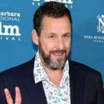 What Reverend Adam Sandler Told Taylor and Travis at the Altar